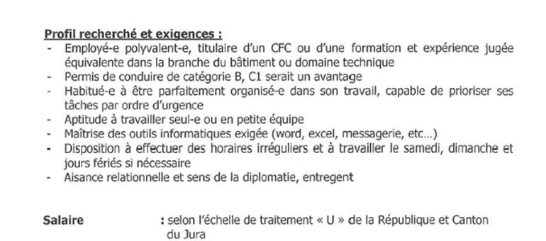 Poste d'agent d'exploitation au concours