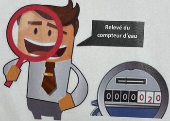 Relevé du compteur d'eau