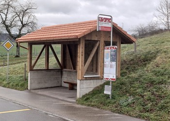 Abri bus à Fregiécourt