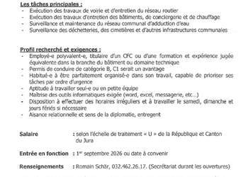 Poste d'agent d'exploitation au concours